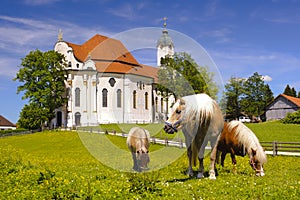 Church named Wieskirche in Bavaria