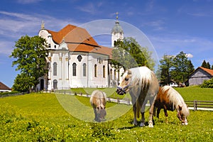 Church named Wieskirche in Bavaria photo