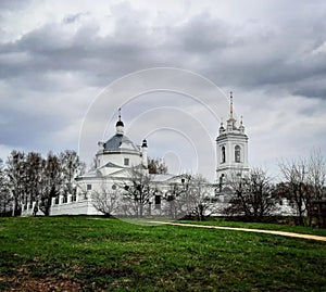 Church in the native village of the great Russian poet of the Silver Age Sergei Alexandrovich Yesenin - Konstantinovo