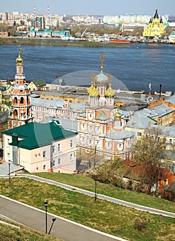 Church Nativity Most Holy Mother God and Cathedral Nevsky