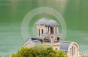 A church near Ohrid lake in Macedonia photo