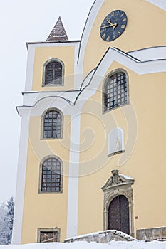 Church in Neratov, Orlicke mountains, Czech Republic