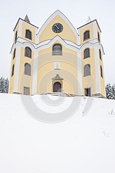 Church in Neratov, Orlicke mountains, Czech Republic