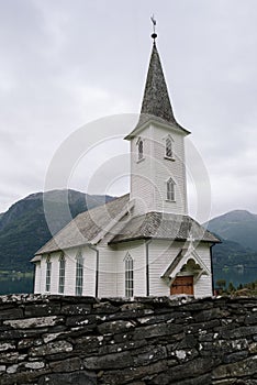 Church - Nes kyrkje, Commune Luster, Norway