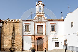Church. Niebla, typical town in southern Spain, in the province of Huelva. Andalusia photo