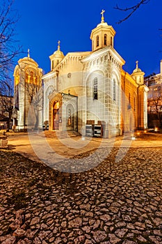 Church at night