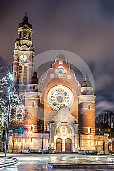 Church at night