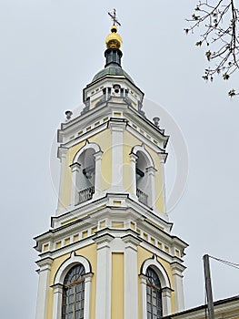 The Church of the Nine Martyrs of Cyzicus. Maly Predtechensky lane, 3, Moscow. 1732-1735 years of construction