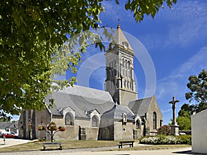 Church of Noirmoutier en lâ€™Ile in France