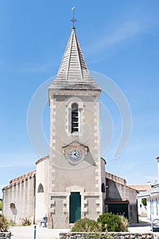 Church of Noirmoutier island in VendÃ©e West of France