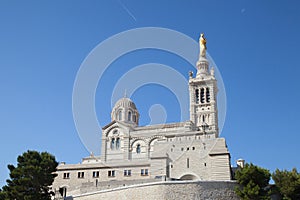 Church Notre Dame de la Garde of Marseille
