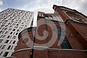 Church and office building photo