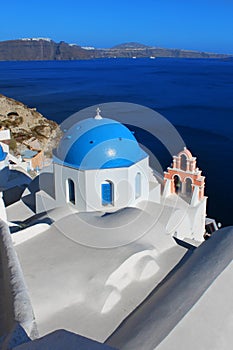 Church in Oia Santorini Greece