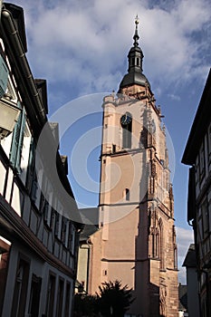 Church in the old town of Eltville photo