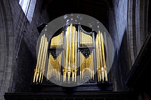 Church organ photo