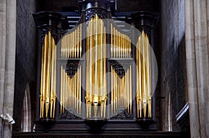 Church organ photo