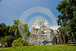 Church in Ostroh Castle, Rivne photo