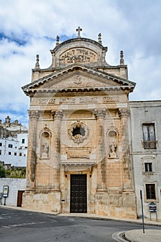 Church in Ostuni, Puglia, Italy photo