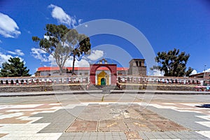 Church of our Lady of the Assumption, in Chucuito, Peru