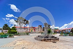 Church of our Lady of the Assumption, in Chucuito, Peru