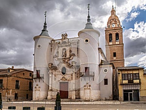 Church of Our Lady of the Assumption in the municipality of Rueda in the province of Valladolid (Spain