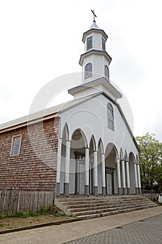 Church of Our Lady of Dolour of Dalcahue, Chiloe Island, Chile