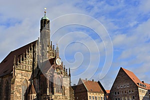 Church of Our Lady Frauenkirche and historical buidings