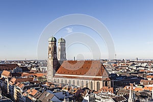 The Church of Our Lady Frauenkirche in Munich Germany, Bavari