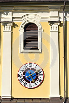 Church of Our Lady of Good Counsel in Dobra Voda, Czech Republic, sunny summer