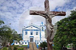 The Church of our Lady of help on Ilhabela Island, Brazil photo
