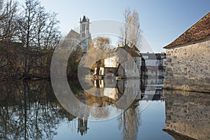 The church of Our Lady in Moret-sur-Loing