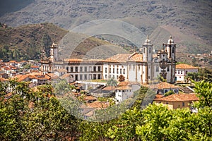 The church of Our Lady of Mount Carmel, Ouro Preto - Brazil