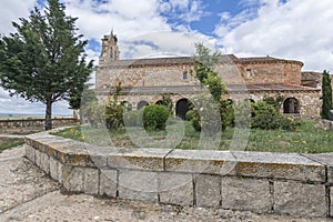 Church of Our Lady of the Nativity in Santa MarÃÂ­a de Riaza, in the province of Segovia Spain photo