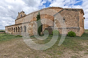 Church of Our Lady of the Nativity in Santa MarÃÂ­a de Riaza, in the province of Segovia Spain photo