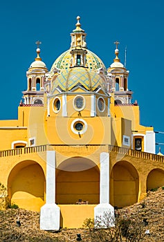 Church of Our Lady of Remedies in Cholula, Mexico