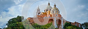 Church of Our Lady of Remedies in Cholula. Mexico