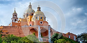 Church of Our Lady of Remedies in Cholula. Mexico