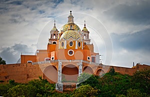 Church of Our Lady of Remedies in Cholula. Mexico