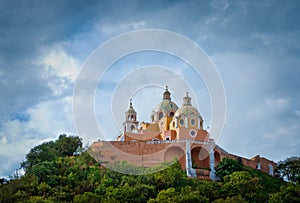 Church of Our Lady of Remedies in Cholula. Mexico