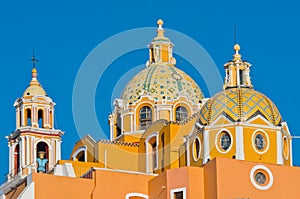 Church of Our Lady of Remedies in Cholula. Mexico