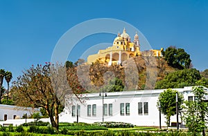 Church of Our Lady of Remedies and the Regional Museum in Cholula, Mexico
