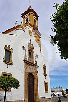 The church of our lady of the remedies In spanish - Parroquia Nuestra SeÃ±ora De Los Remedios in the back streets of Estepona in