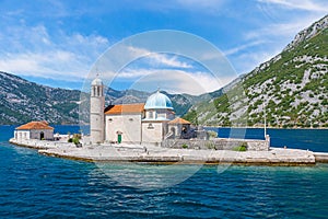 Church of Our Lady of the Rocks near Perast, Kotor Bay, Montenegro