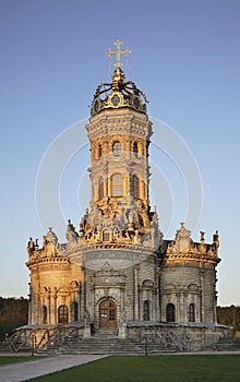 Church of Our Lady of the Sign (Znamenskaya church) in Dubrovitsy. Russia