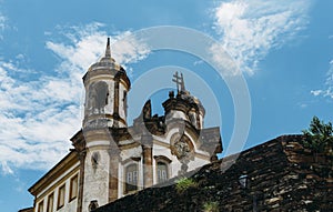 Church in Ouro Preto, Minas Gerais, Brazil