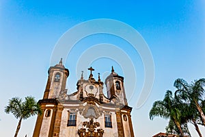 A church at Ouro Preto, Minas Gerais, Brazil