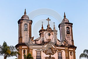 A church at Ouro Preto, Minas Gerais, Brazil