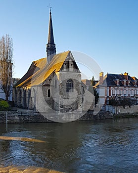 Church over a river
