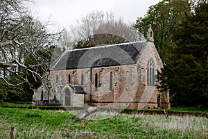 Church at Oxburgh Hall, Oxborough, Norfolk, England, UK