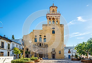 Church of Padres Dominicos at San Augustin place in Cordoba, Spain photo